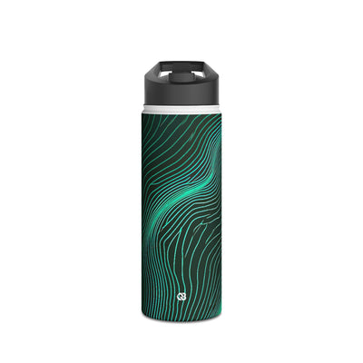 Emerald Topo Ridge · Insulated Water Bottle · Green