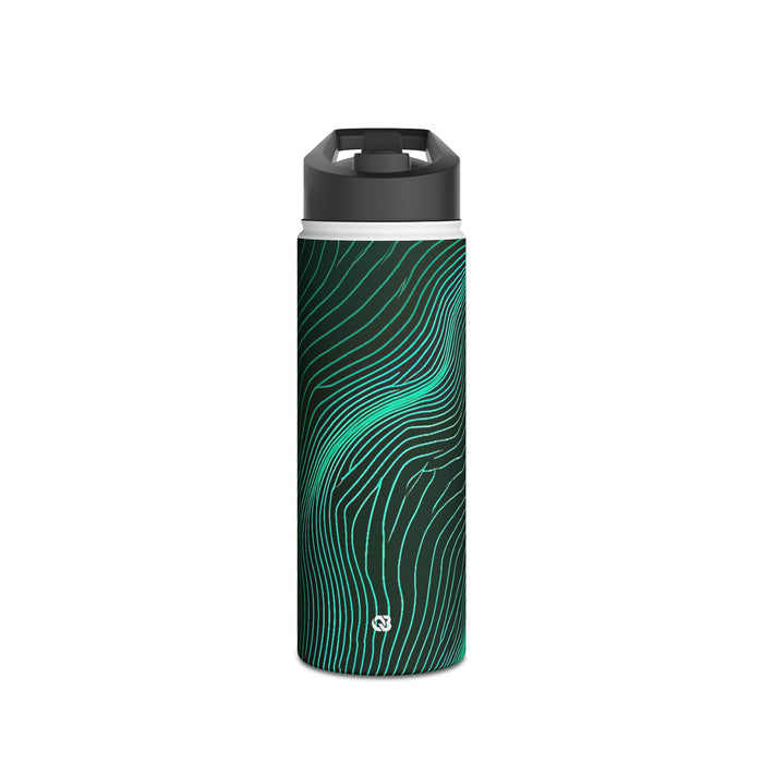 Emerald Topo Ridge · Insulated Water Bottle · Green