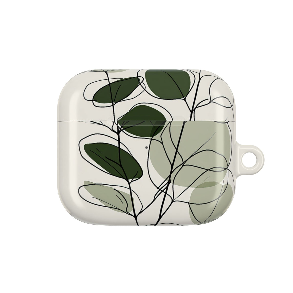 Eucalyptus Foliage Study · Hard Case for AirPods & AirPods Pro · Green
