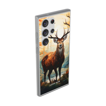 Glowing Stag Samsung S23 Ultra Case - Soft - CASE•BOB