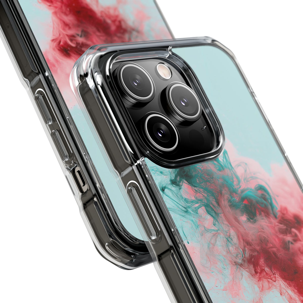 Sonic Bloom · Clear Impact Magnetic Phone Case for iPhone · Red