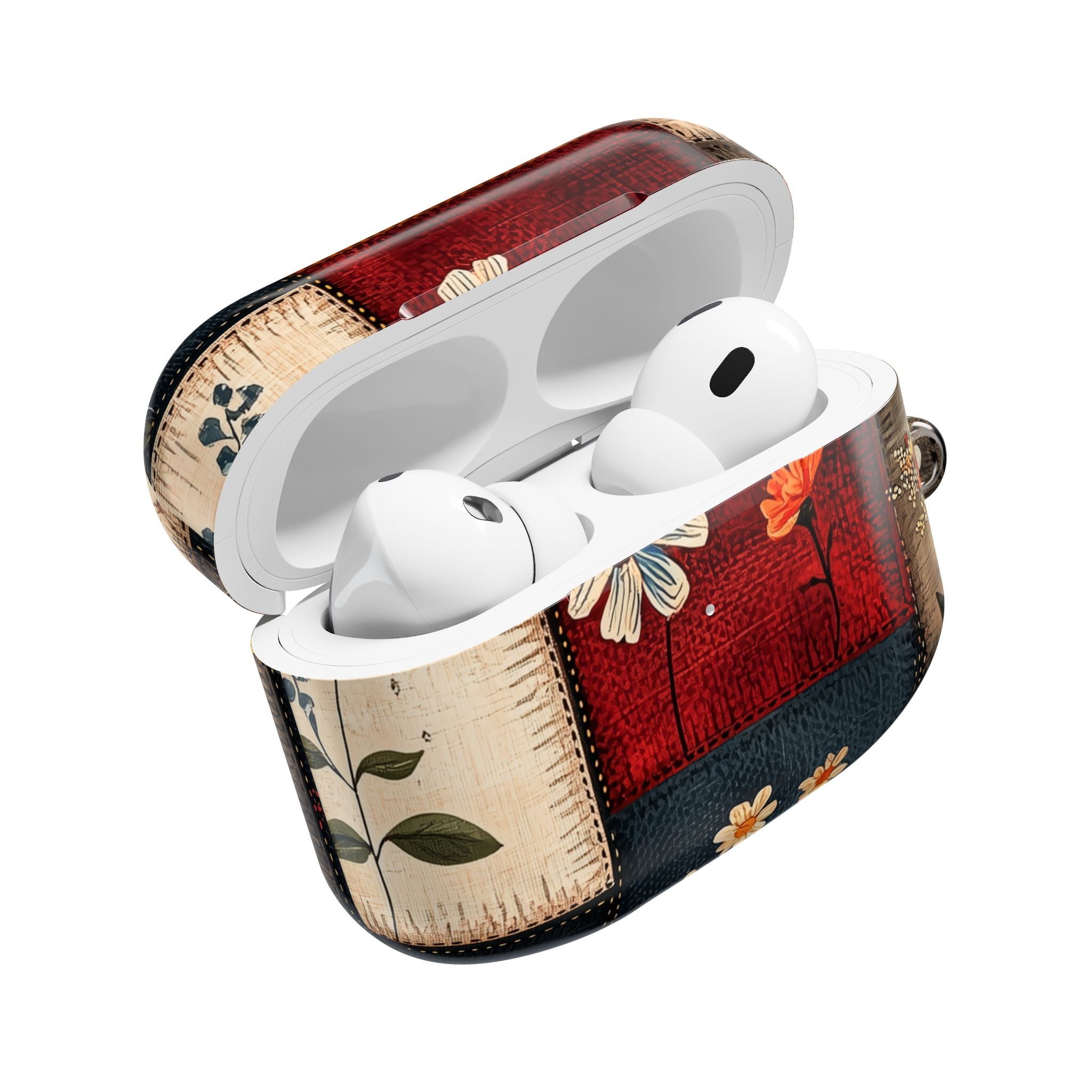Patchwork Blooms - AirPods Case