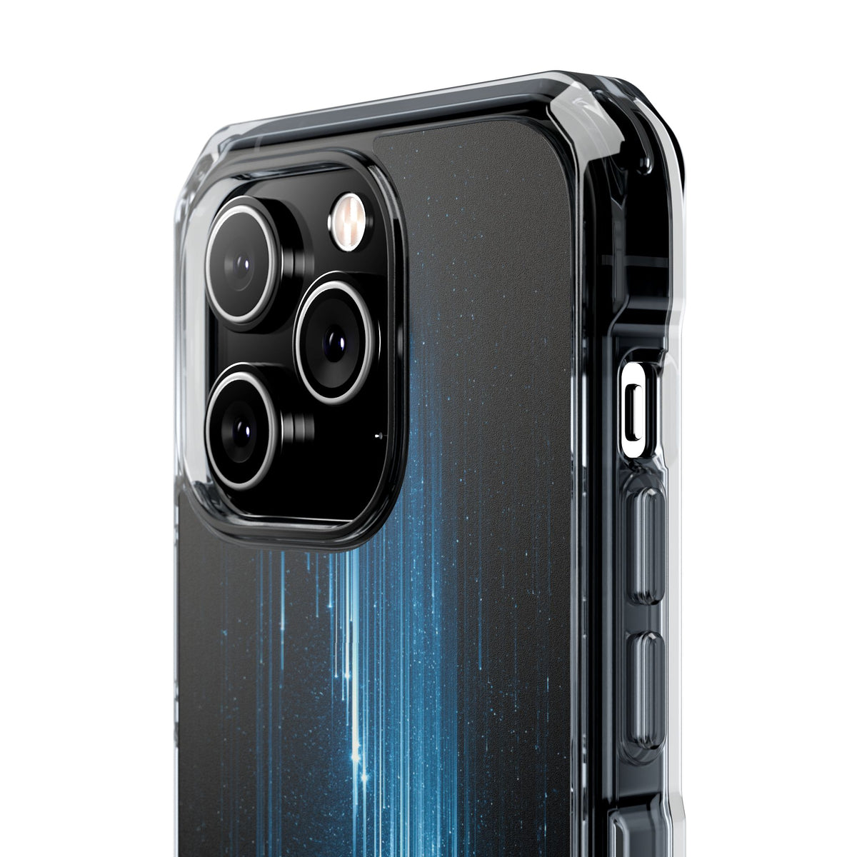Nocturnal Cascade · Clear Impact Magnetic Phone Case for iPhone ·  Black