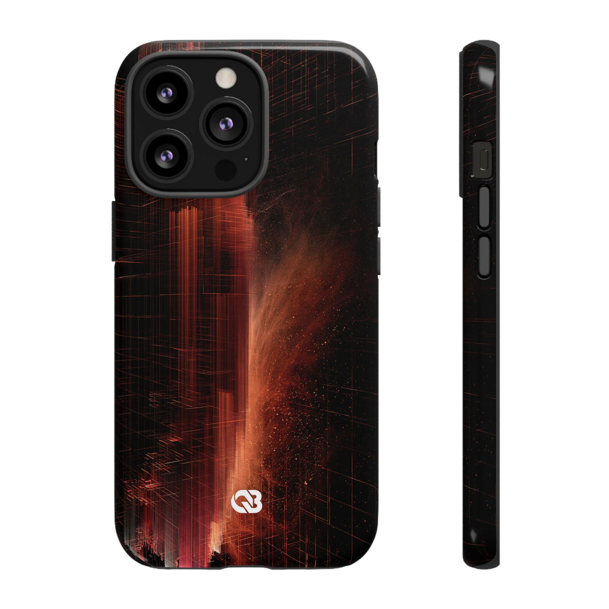 Luminous Monolith · Tough Phone Case for iPhone · Black