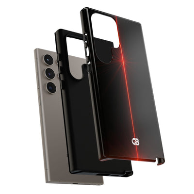 Red Tough Phone Case for Samsung - Crimson Flare Vector