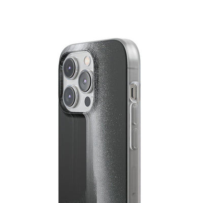 Black Lite Phone Case for iPhone - Brutalist Pixel Monolith