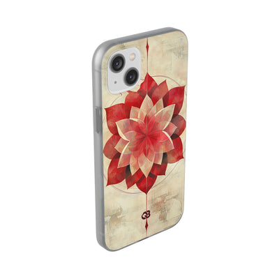 Crimson Petal Peak · Soft Phone Case for iPhone