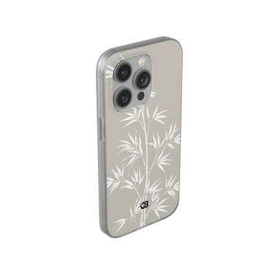 Beige Lite Phone Case for iPhone - Sandstone Bamboo Stalks