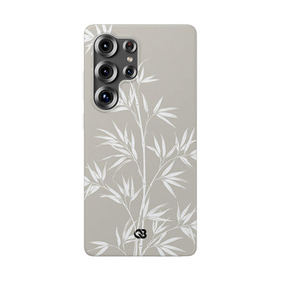 Beige Lite Phone Case for Samsung - Sandstone Bamboo Stalks