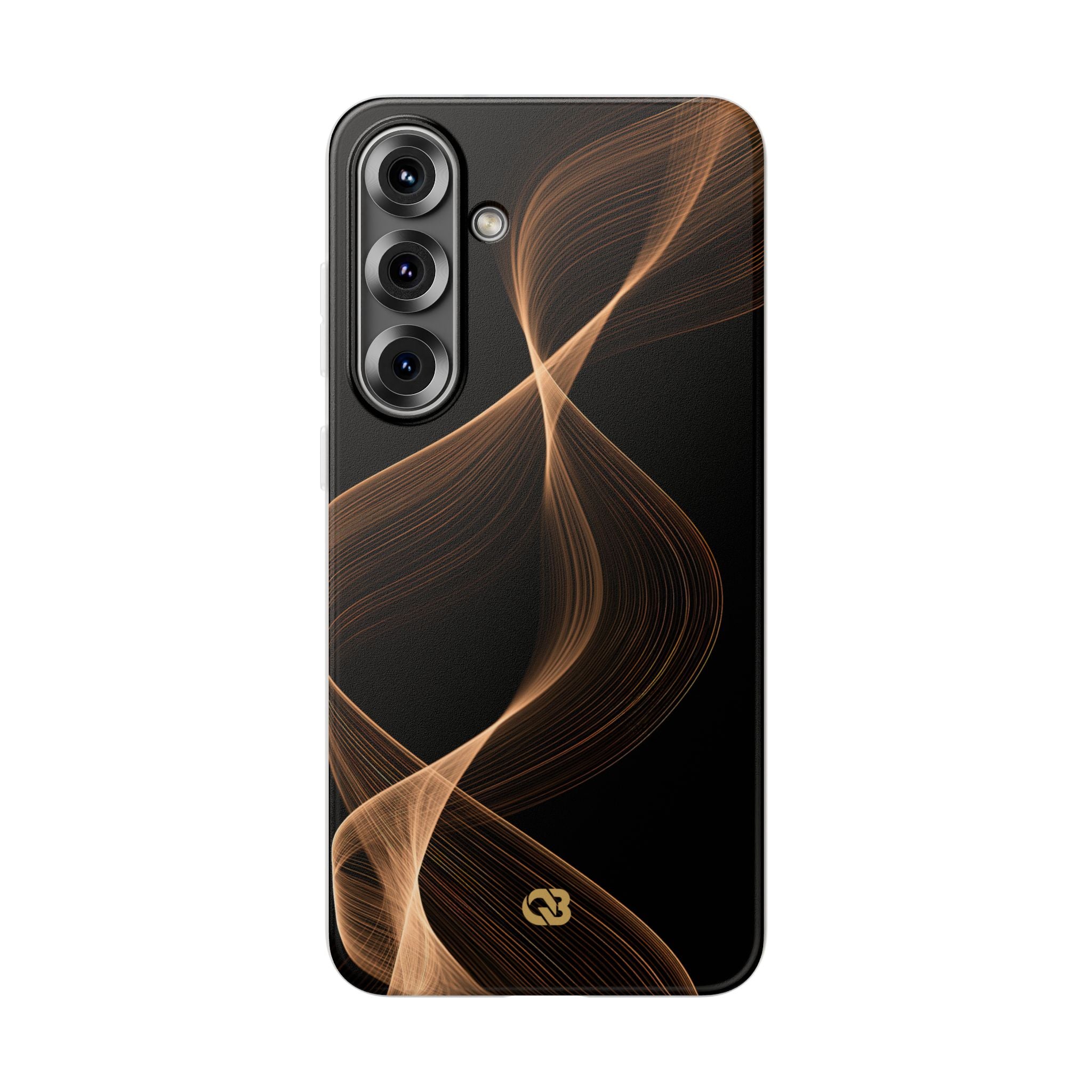 Brown Lite Phone Case for Samsung - Copper Silk Wave