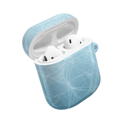 Linear Lattice · Hard Case for AirPods & AirPods Pro · Blue