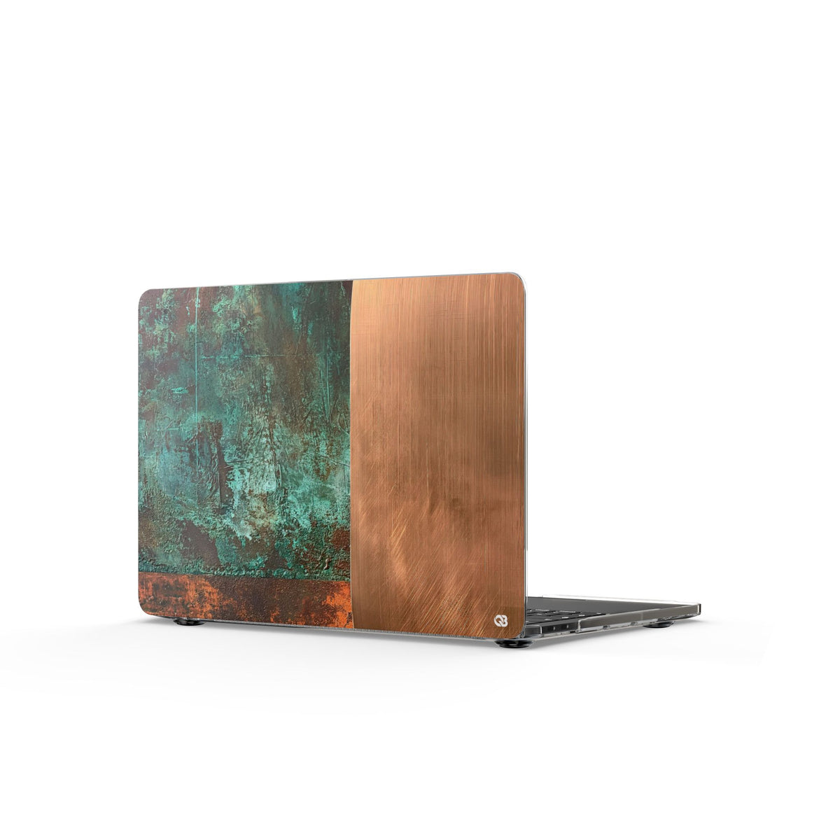 Oxidized Copper Patina · Clear Hard Case for MacBook · Green