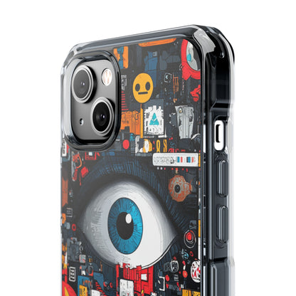 Digital Eye Blue iPhone 14 Plus Case - Impact