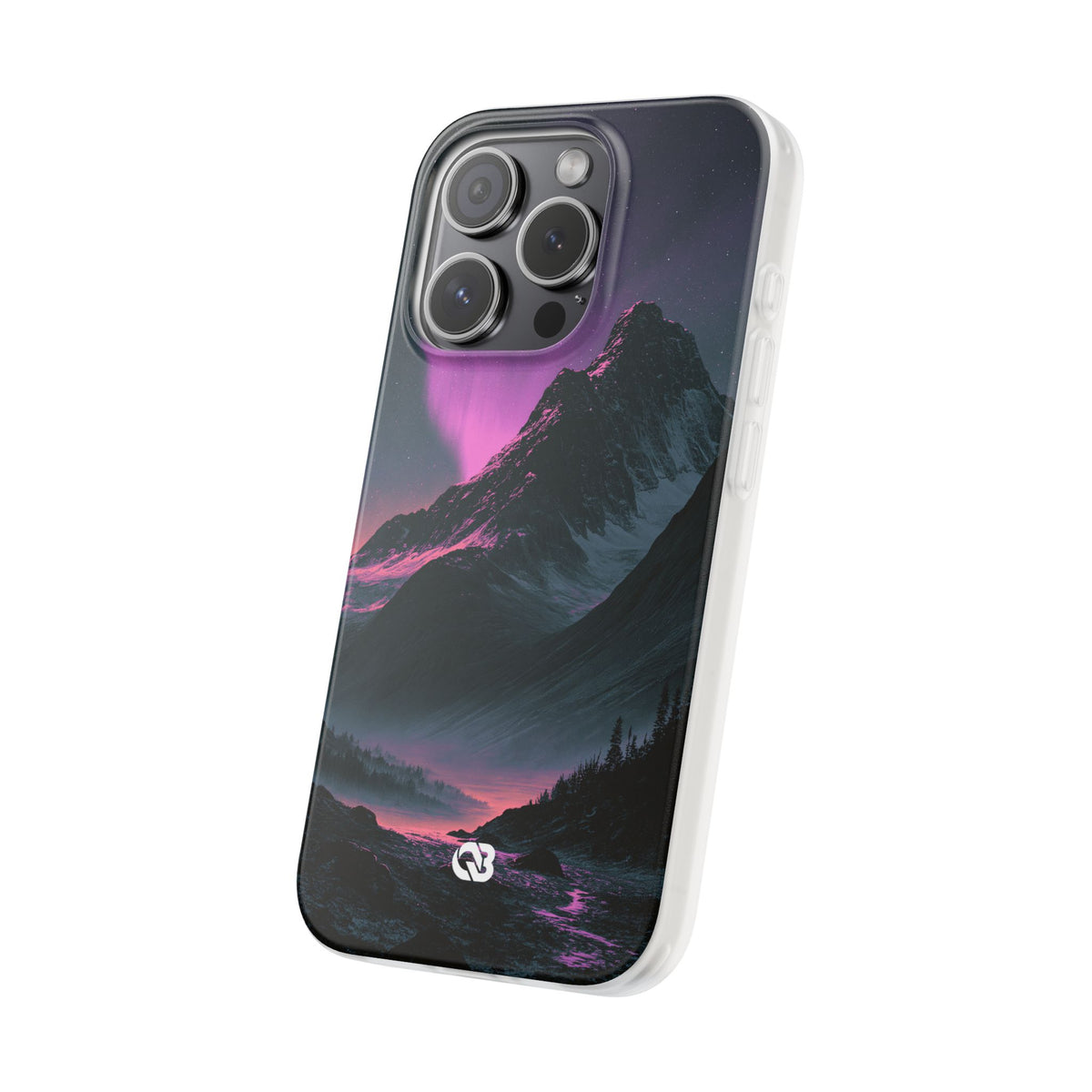 Arctic Aurora Summit · Lite Phone Case for iPhone ·  Black