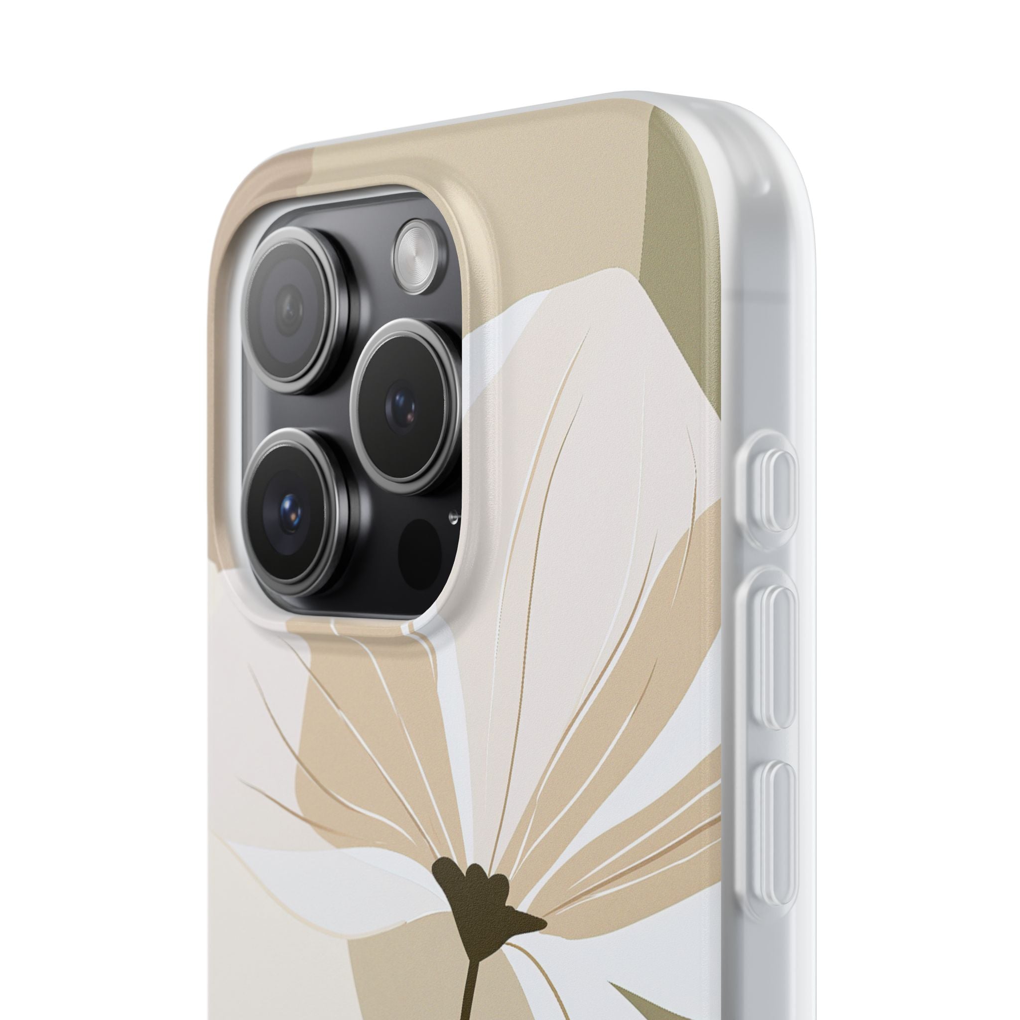 Beige Lite Phone Case for iPhone - Sage Linen Magnolia