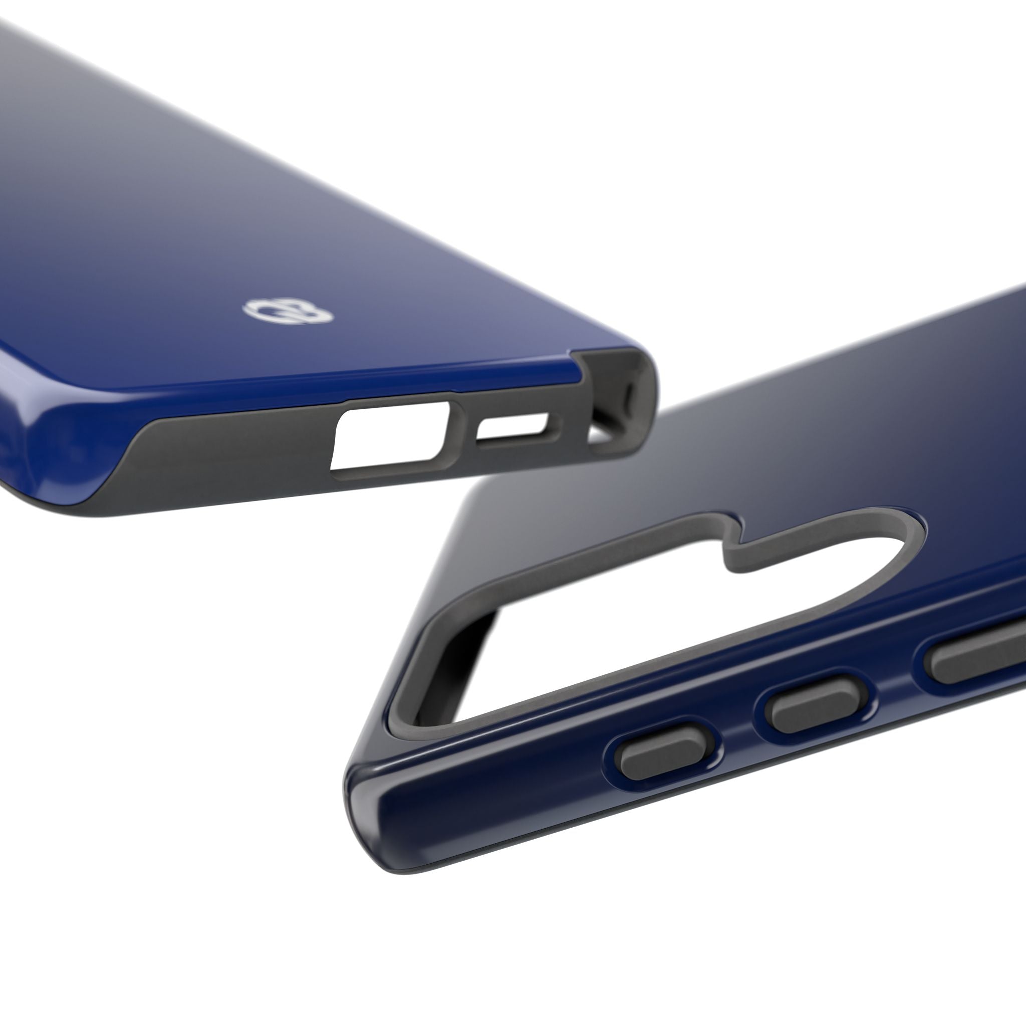 Blue Tough Phone Case for Samsung - Midnight Cobalt Fade