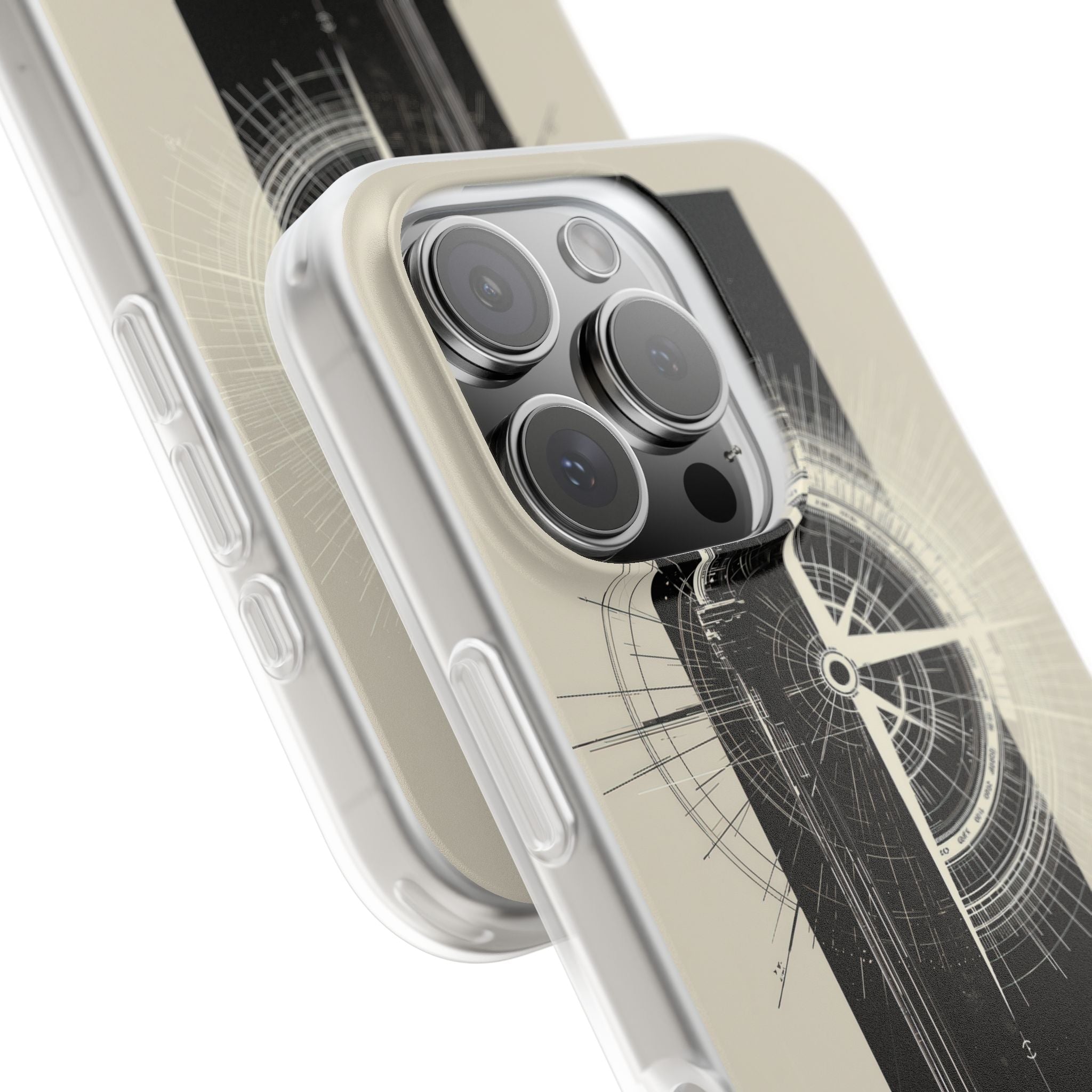 Beige Lite Phone Case for iPhone - Zenith Vector Spire