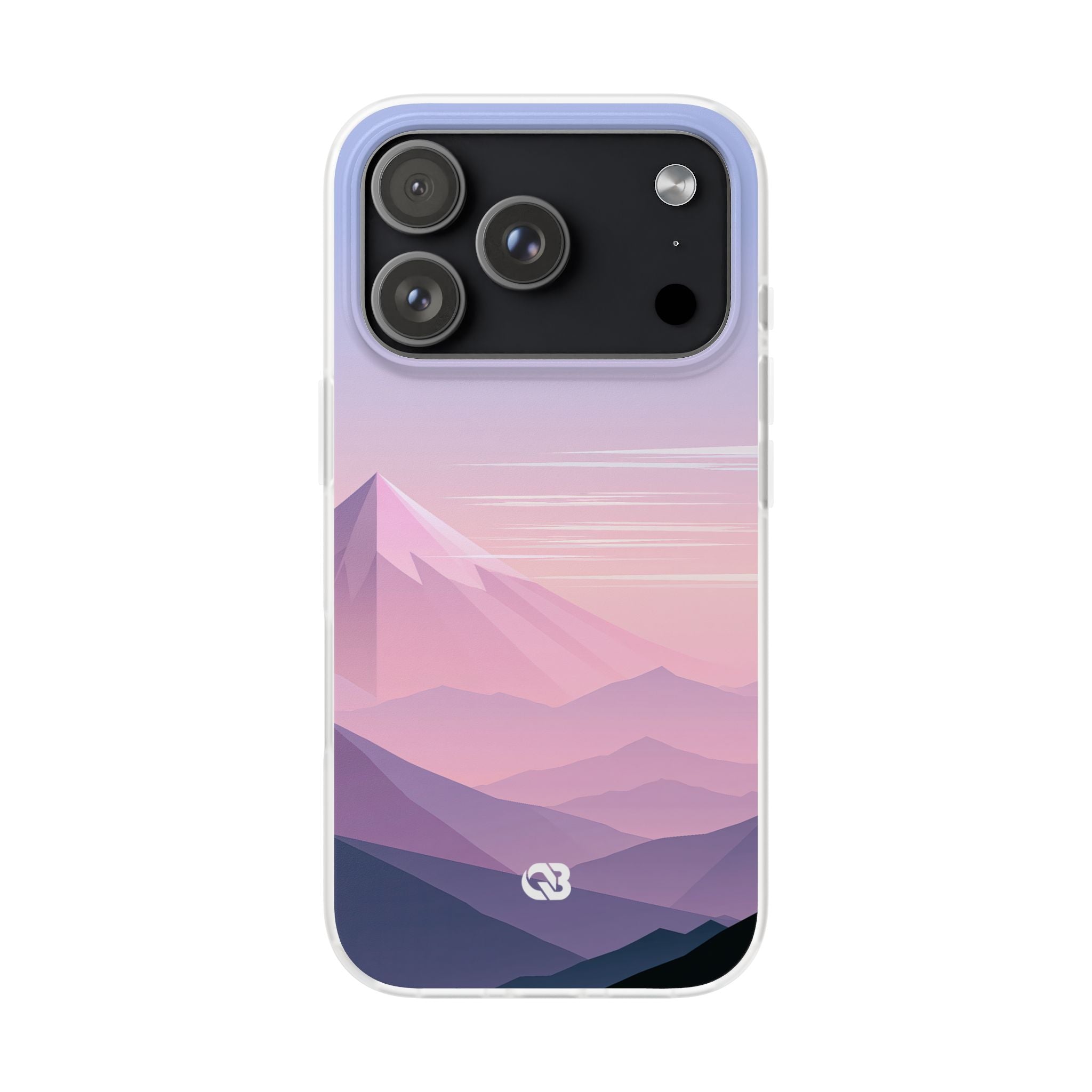 Purple Lite Phone Case for iPhone - Lavender Alpine Dawn