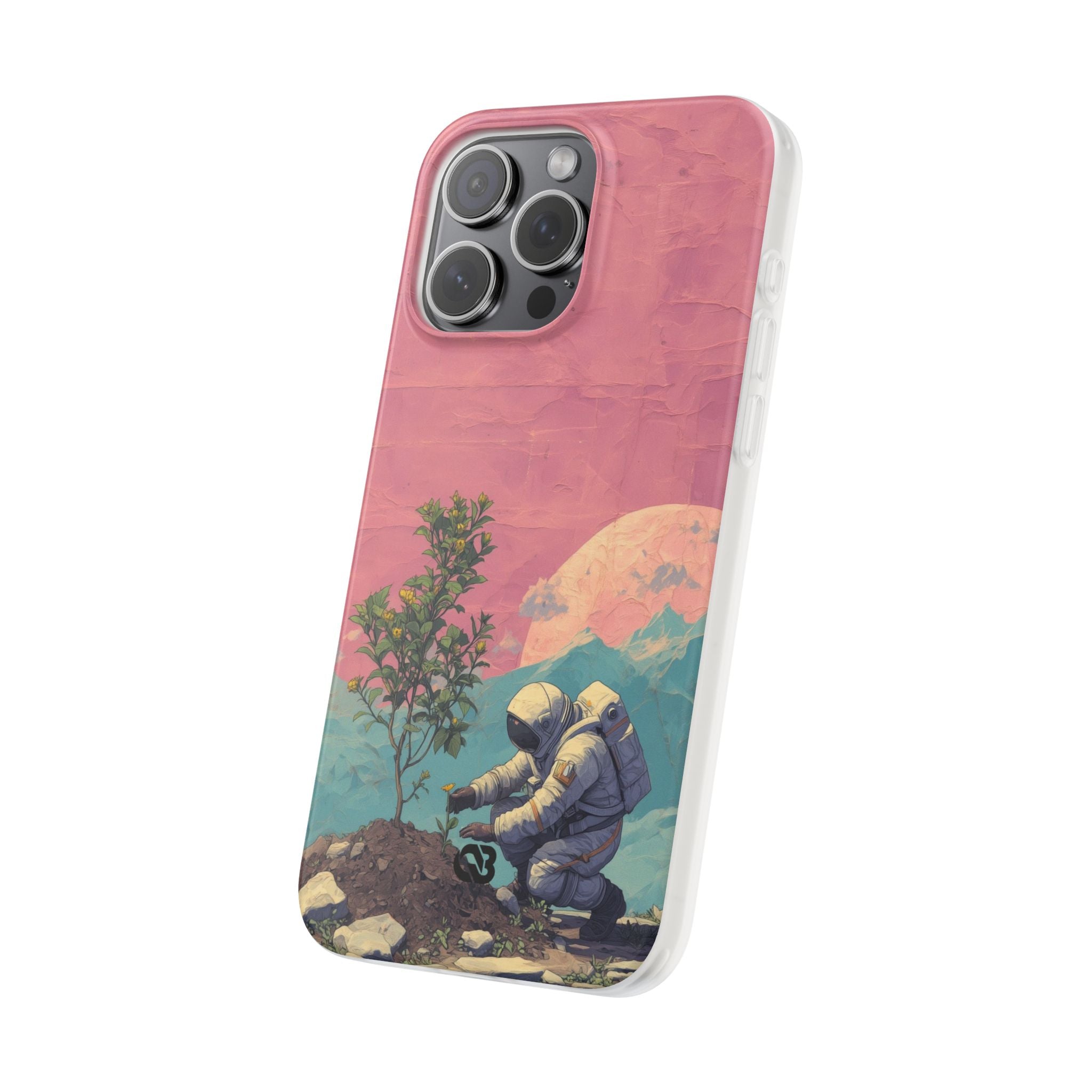 Lunar Pastel Bloom · Soft Phone Case for iPhone