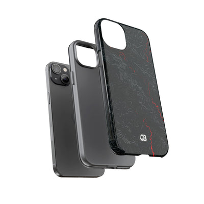 Crimson Rift · Tough Phone Case for iPhone · Black