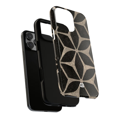 Concrete Mosaic Star · Tough Phone Case for iPhone · Black