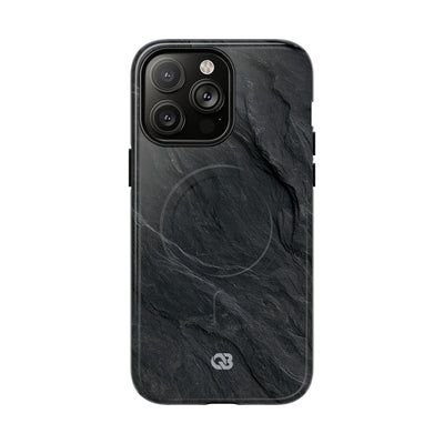 Black Tough 2.0 Magsafe Phone Case for iPhone - Midnight Slate Ridge