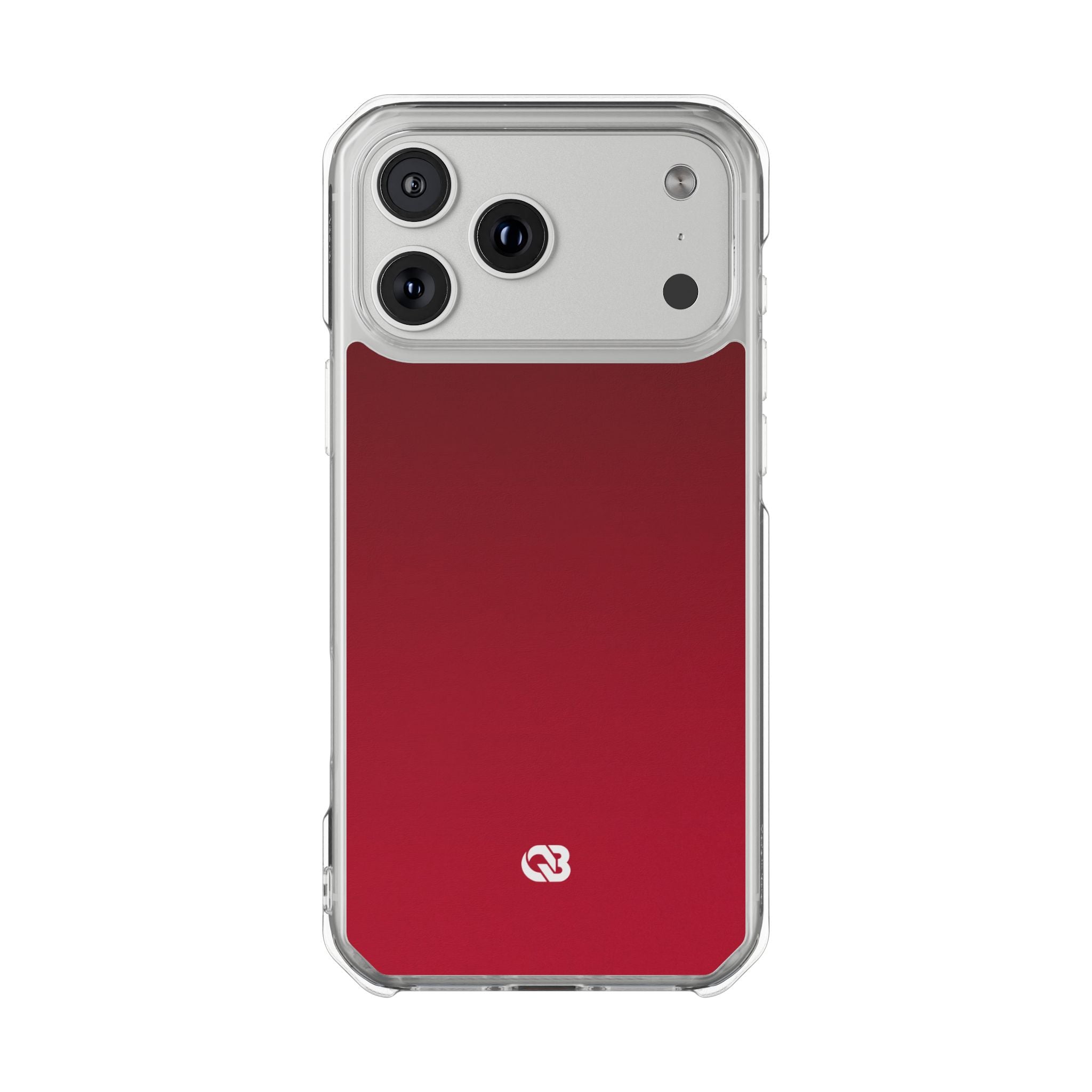 Red Impact MagSafe Phone Case for iPhone - Crimson Velvet Fade