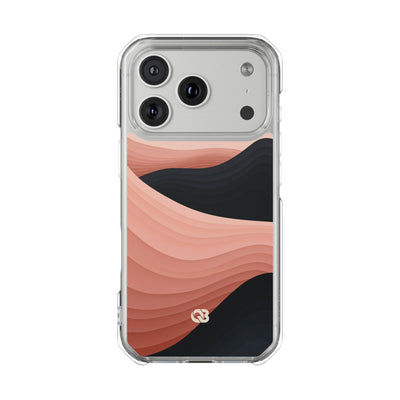 Pink Impact MagSafe Phone Case for iPhone - Dune Shadow Layers