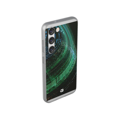 Orbital Data Stream · Lite Phone Case for Samsung · Green