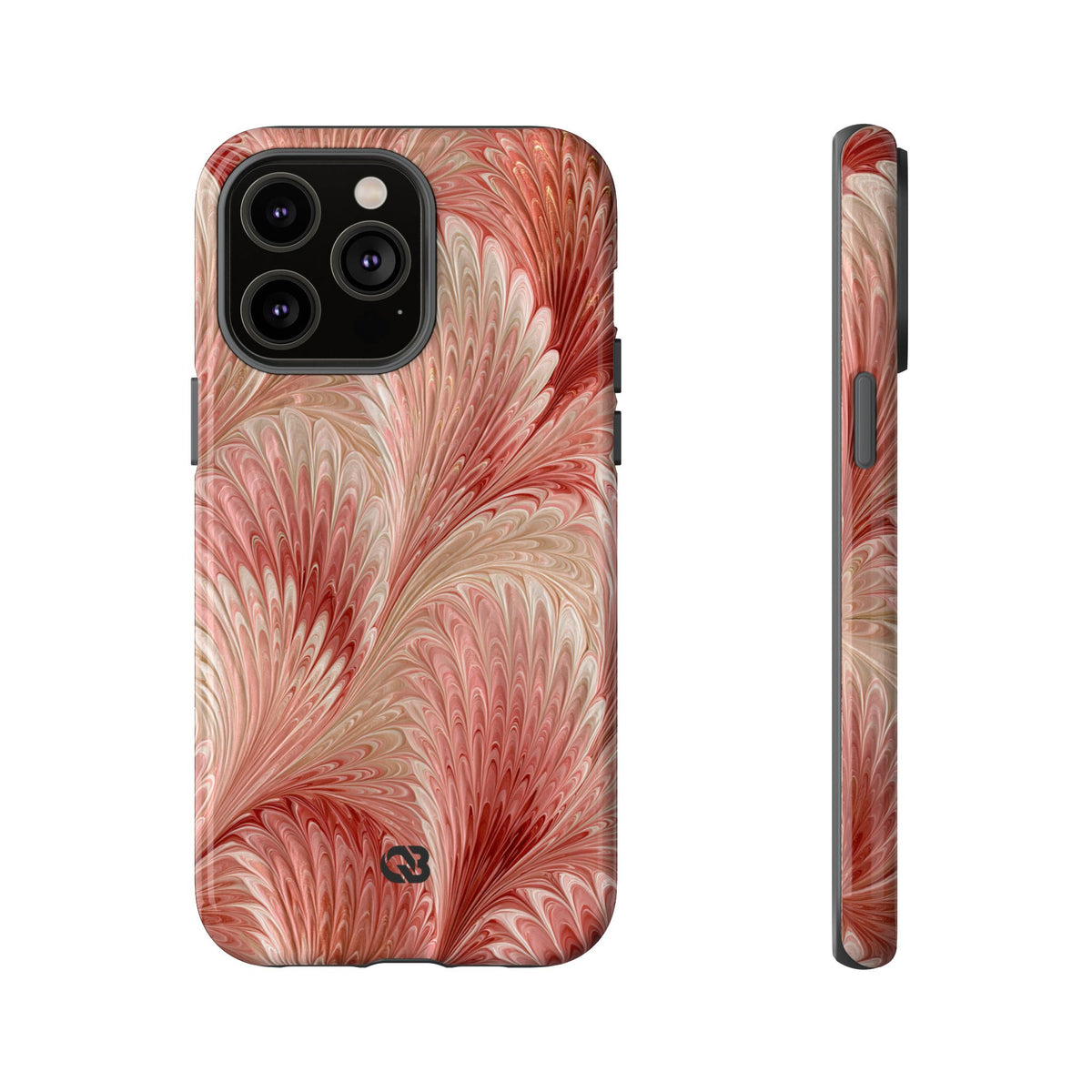 Blush Petal Plume · Tough Phone Case for iPhone · Pink