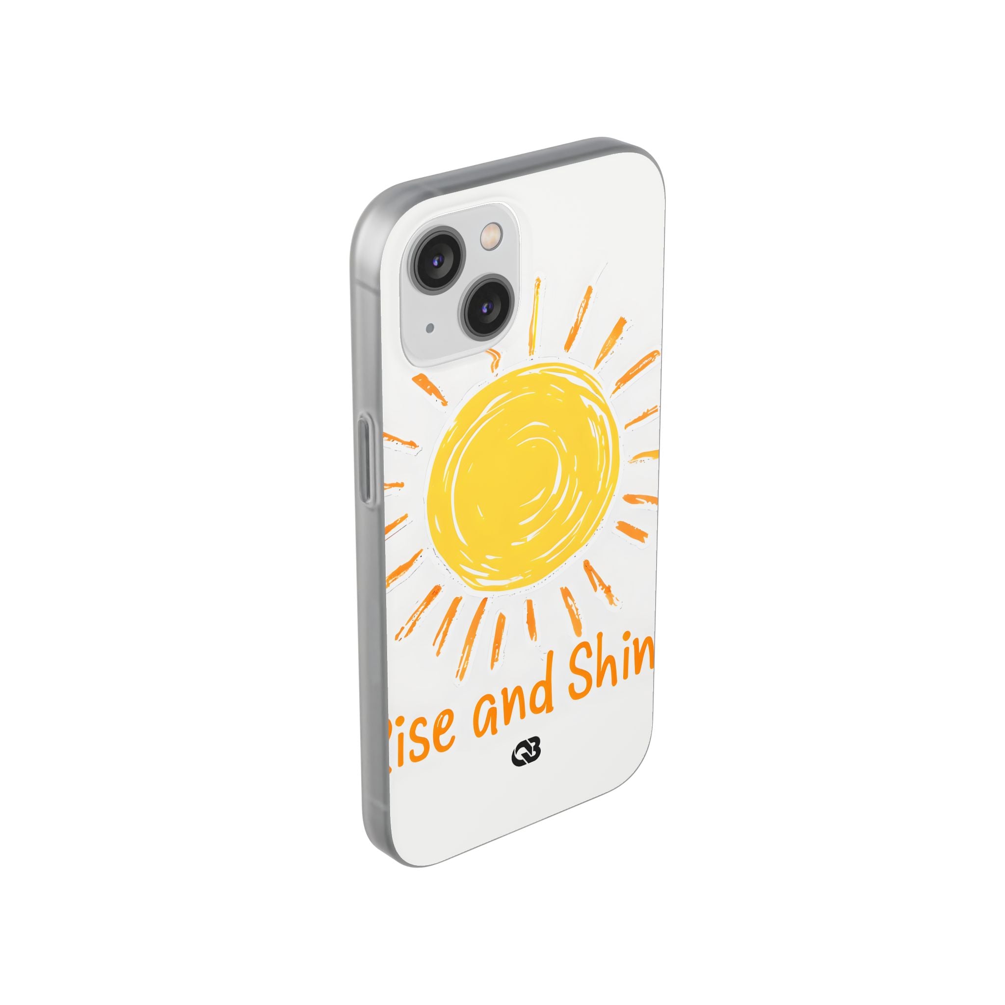 Amber Solar Glow · Soft Phone Case for iPhone