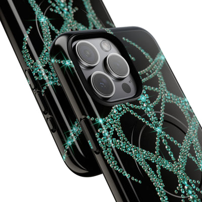 Teal Cyber Sigil · Tough 2.0 Magnetic Phone Case for iPhone · Teal