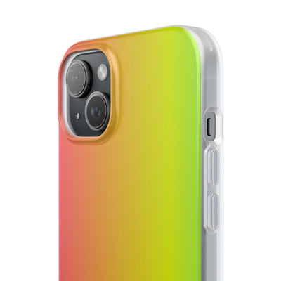 Sunset Acid Glow · Soft Phone Case for iPhone
