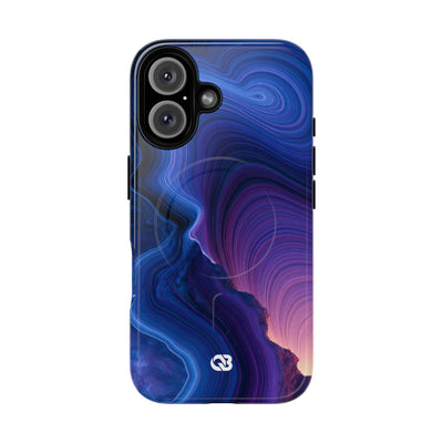 Radiant Strata · Tough 2.0 Magnetic Phone Case for iPhone · Blue