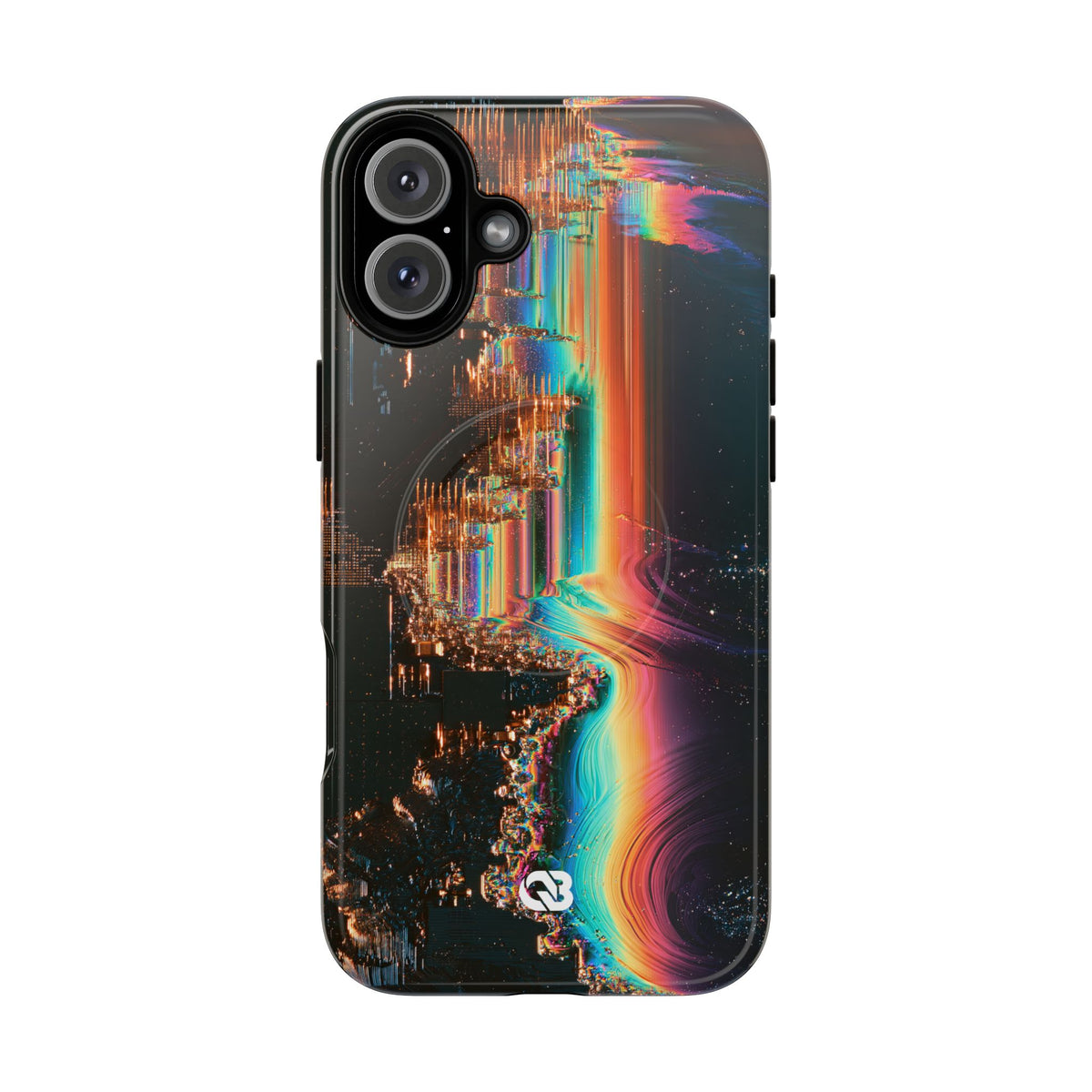 Prismatic Circuit · Tough 2.0 Magnetic Phone Case for iPhone · Black