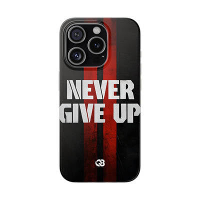 Crimson Grit Resolve · Soft Custodia per iPhone