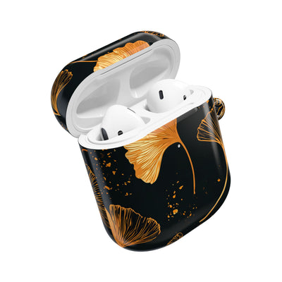 Gilded Ginkgo · Hard Case for AirPods & AirPods Pro · Gold