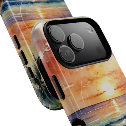 Sunset Palm iPhone 17 Pro Case - Tough+ - CASE•BOB