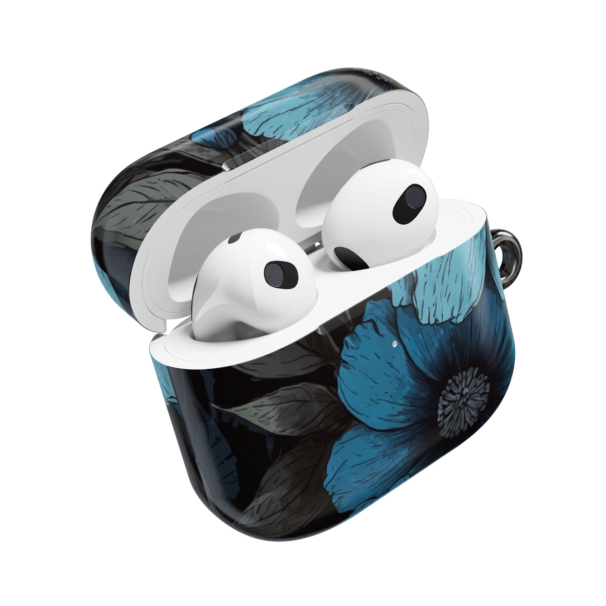 Blue Petal Bloom - AirPods Case