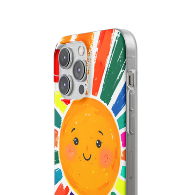 Vibrant Solar Smile · Soft Phone Case for iPhone