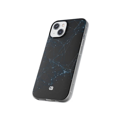Black Lite Phone Case for iPhone - Arctic Neural Mesh