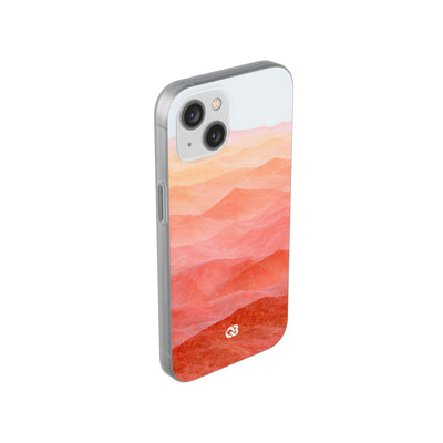Alpenglow Ridge Vista · Lite Phone Case for iPhone ·  Orange