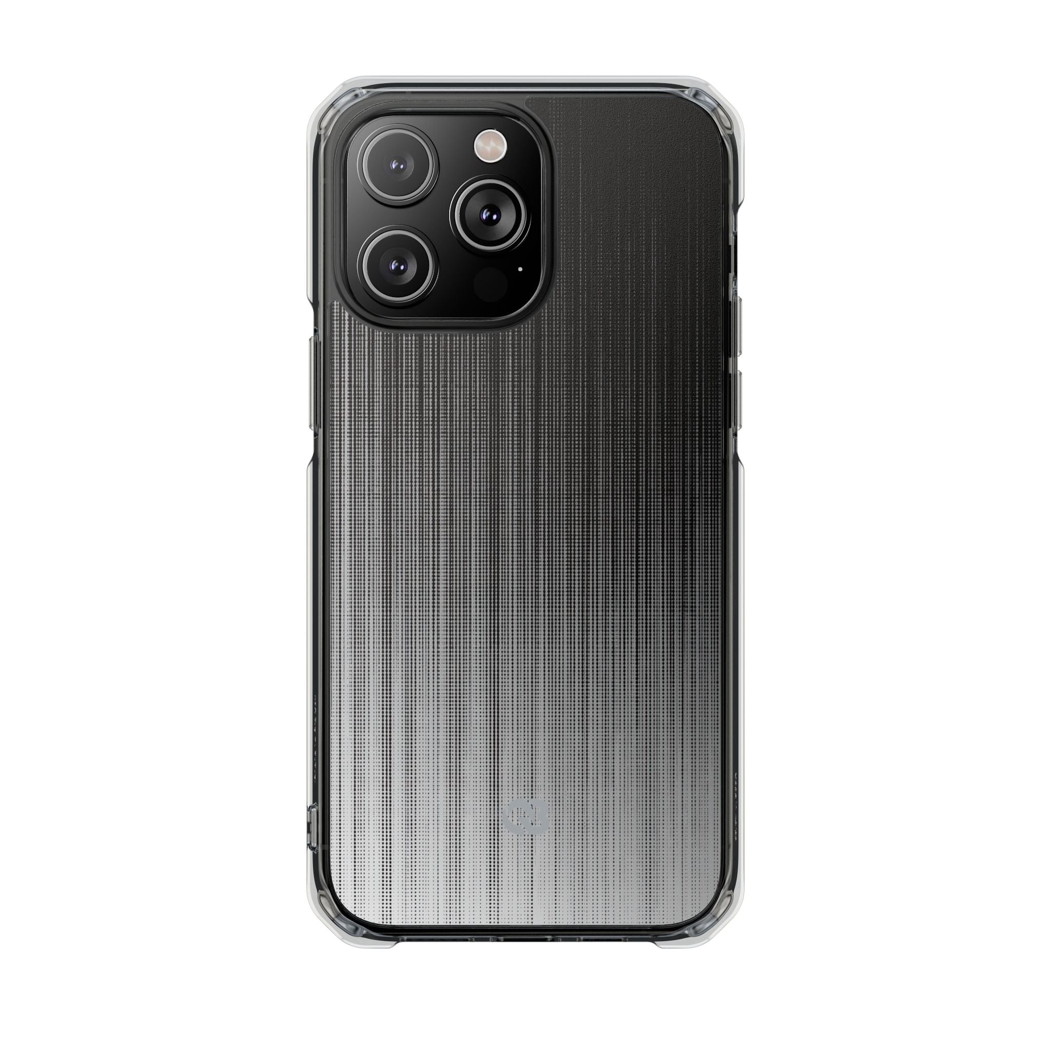 Grey Impact MagSafe Phone Case for iPhone - Static Vertical Dither