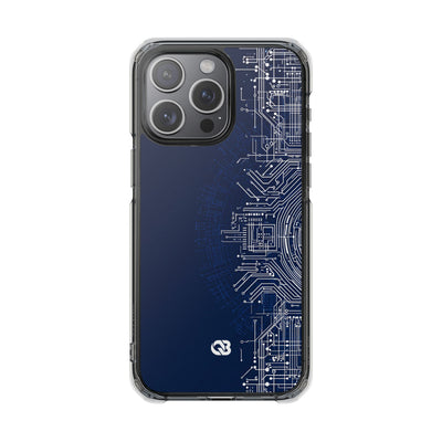 Blue Impact MagSafe Phone Case for iPhone - Cobalt Circuit Logic