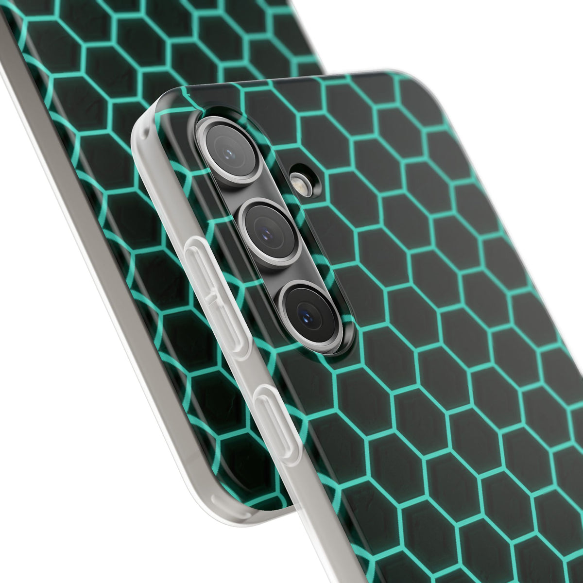 Neon Hex Spectrum · Lite Phone Case for Samsung · Teal