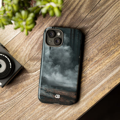Shadowed Pine Mist · Tough Phone Case for iPhone · Black