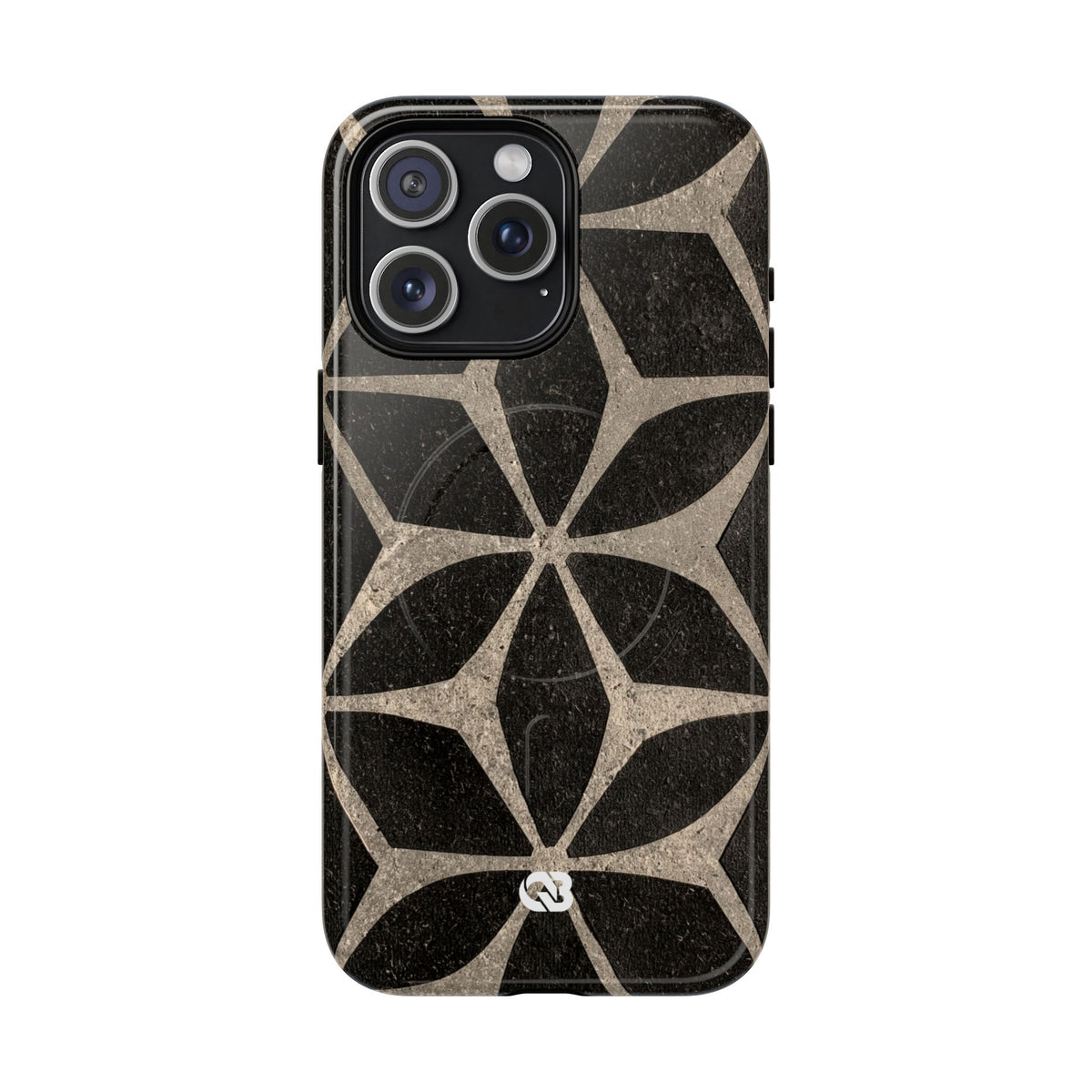 Concrete Mosaic Star · Tough 2.0 Magnetic Phone Case for iPhone · Black
