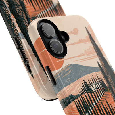 Orange Tough Phone Case for iPhone - Terracotta Ridge Trail