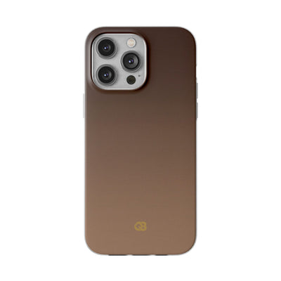 Brown Lite Phone Case for iPhone - Smoked Caramel Fade
