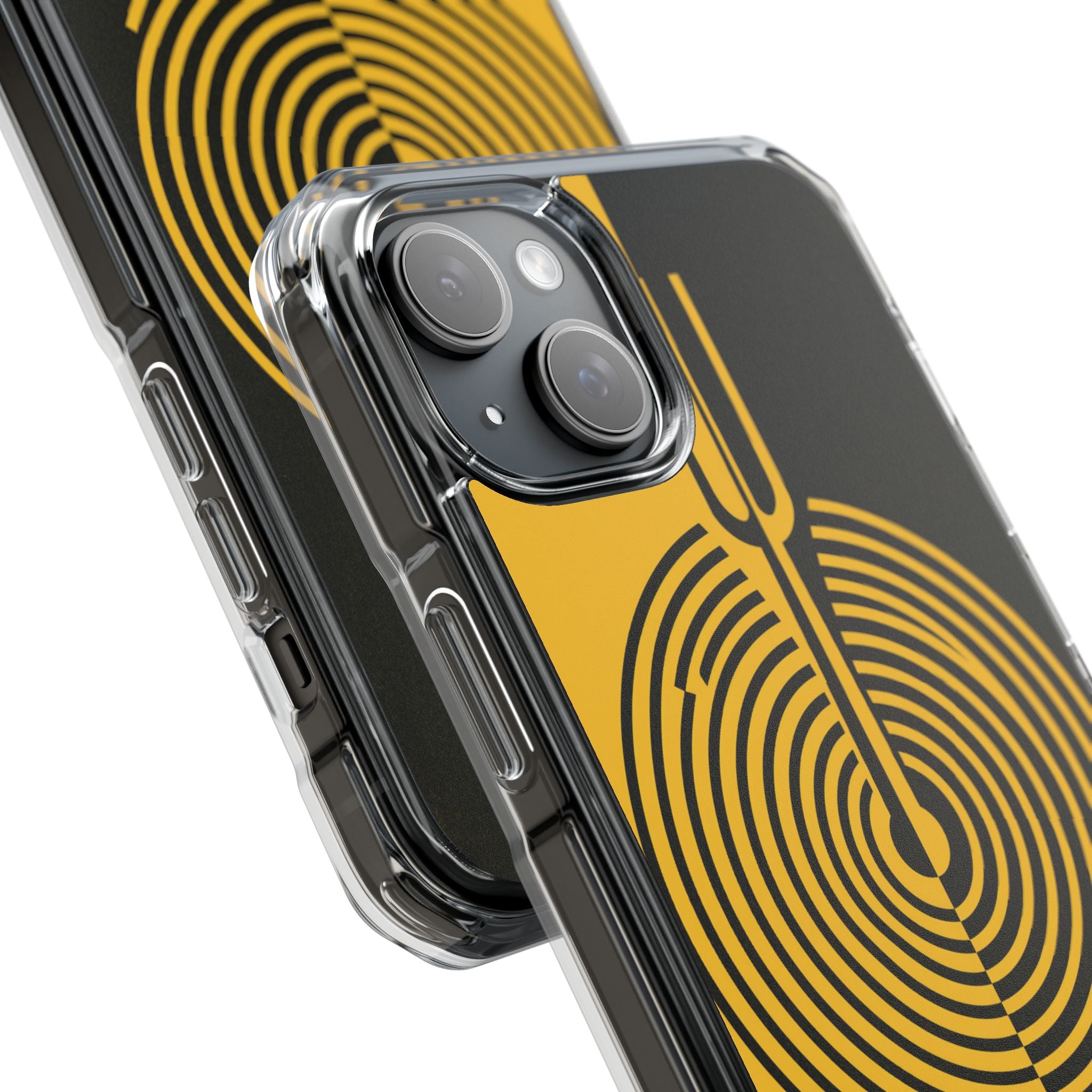 Yellow Impact MagSafe Phone Case for iPhone - Voltage Sector Pulse